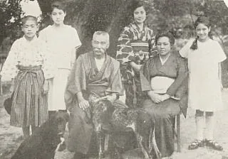 西郷菊次郎氏家族