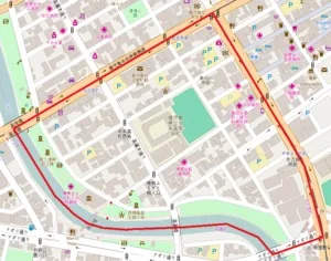 加治屋町周辺の地図